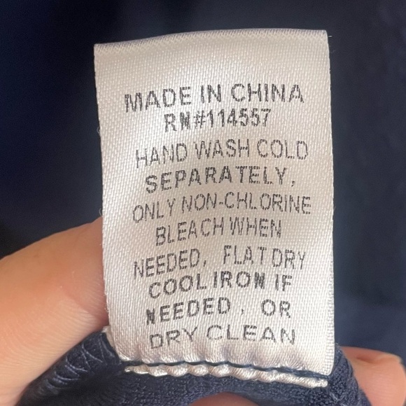 THML STITCH FIX NANETTE TEXTURED KNIT DRESS IN NAVY - Picture 7 of 7